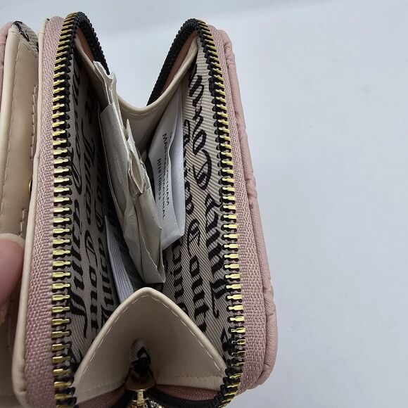 NWT Juicy Couture Dusty Blush Not Your Babe Small Wallet Zipper Charms B… - Picture 5 of 11